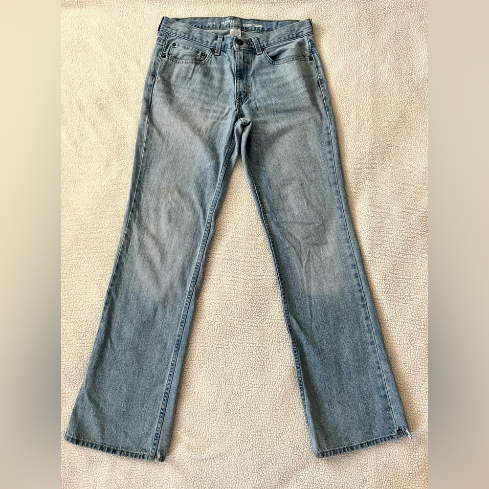Urban Pipeline Men’s Light Blue Relaxed Bootcut Denim Jeans, Size 32x34 - Picture 2 of 10